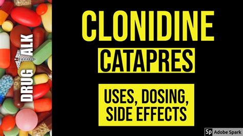 catapres medication side effects.